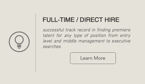 direct-hire full-time employment